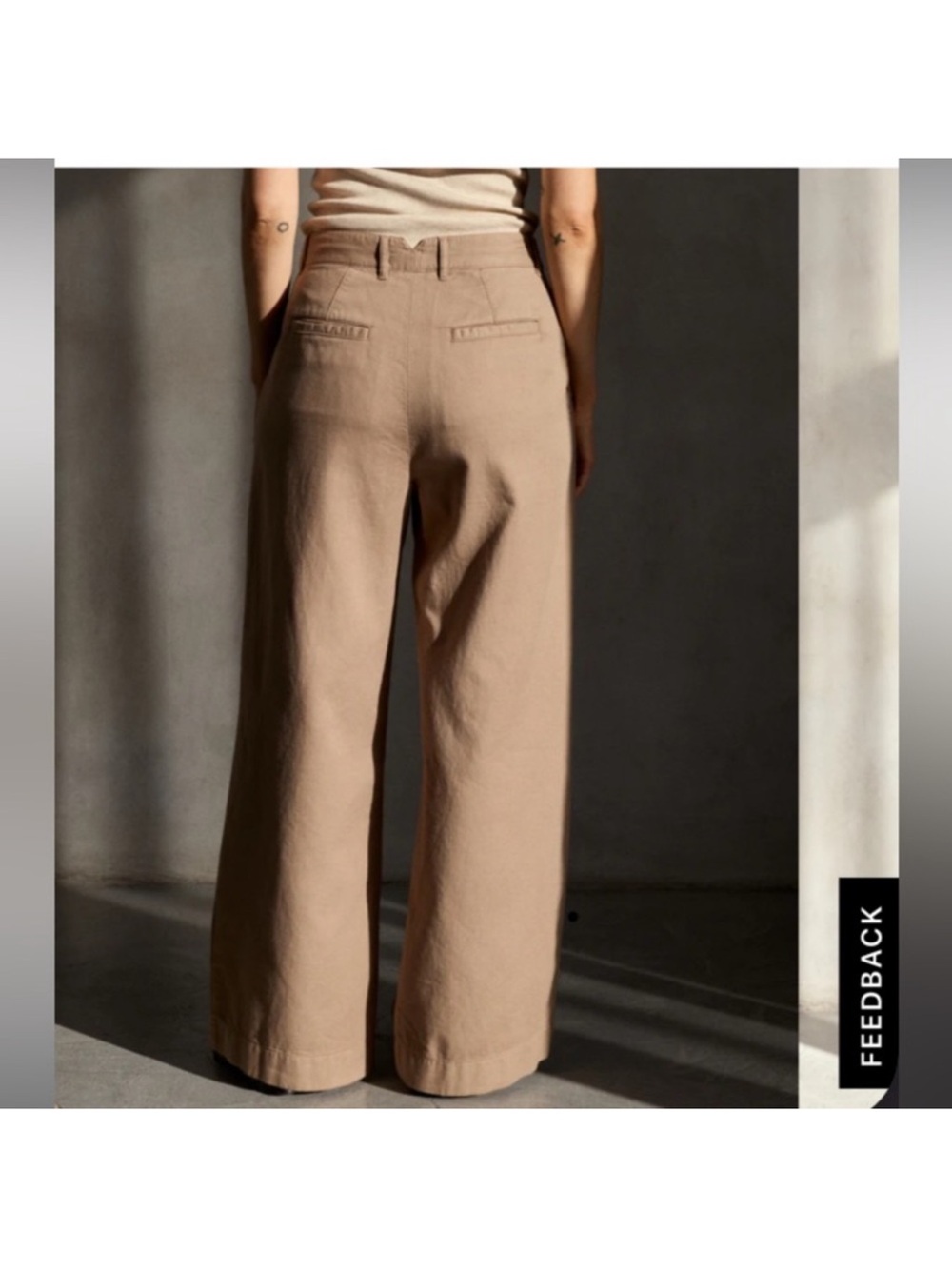 Outerknown Summerland Trouser 27 chestnut brown office tailored old money - Picture 2 of 12